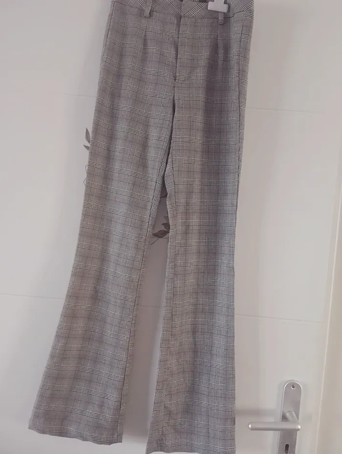 Pantalon a carreaux
