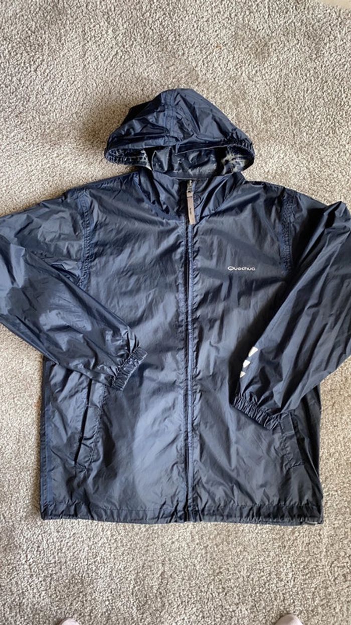 Imperméable type K-Way Quechua 12 ans