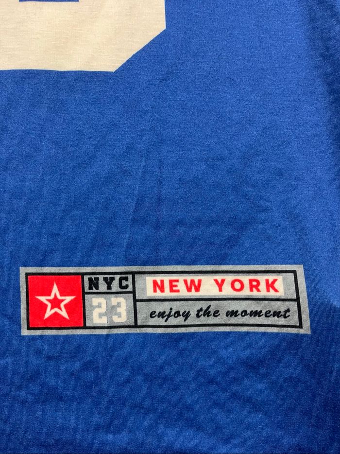Jersey NHL NYC/New York bleu et blanc - photo numéro 2