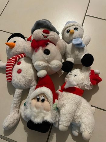 Lot peluche noel