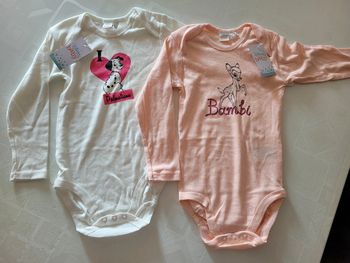 Bodys disney manches longues 3 ans