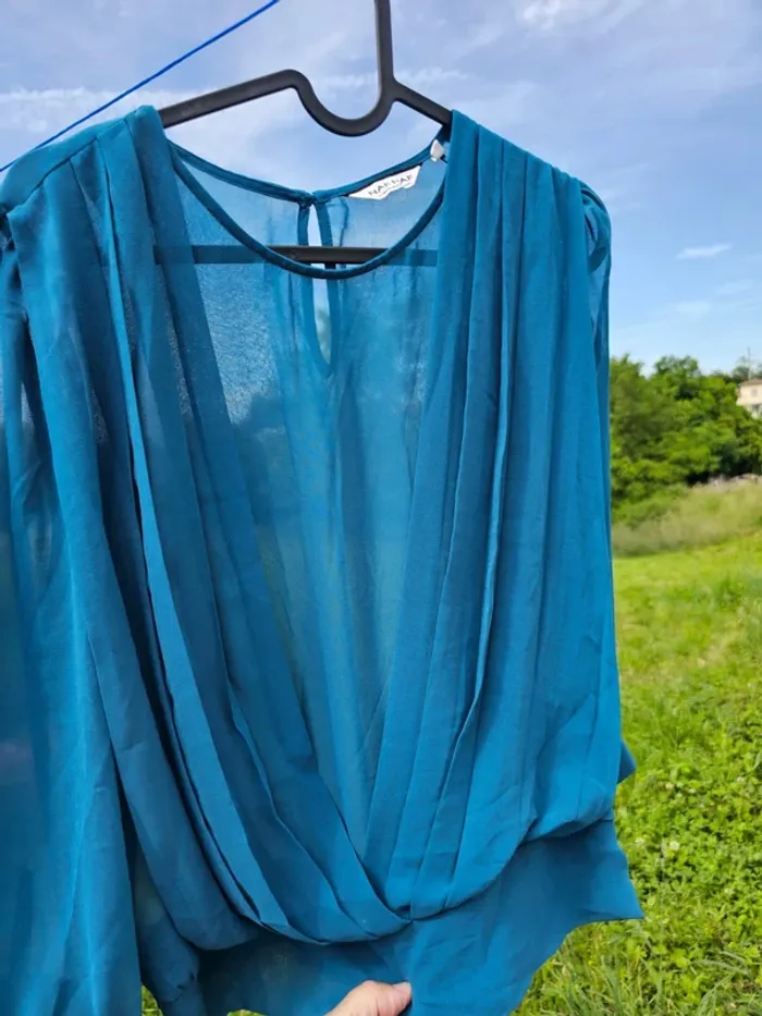 Chemisier /blouse nafnaf t42 femme - photo numéro 10