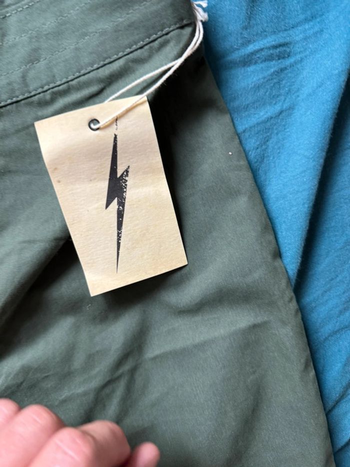 Short de bain Lightning Bolt kaki – Taille 30 - photo numéro 4