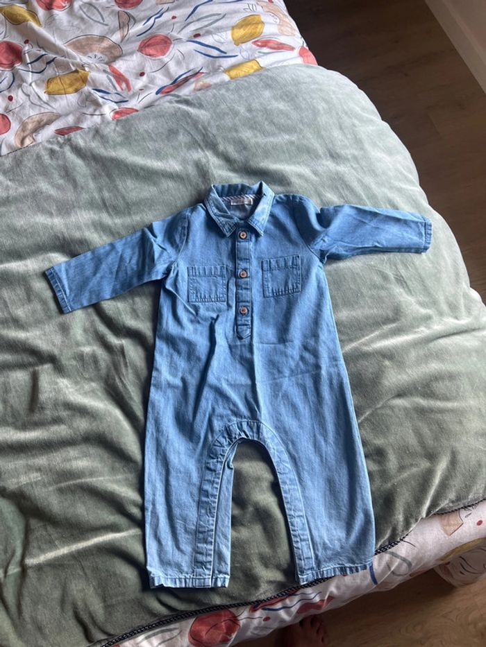 Combinaison souple effet jeans Boutchou