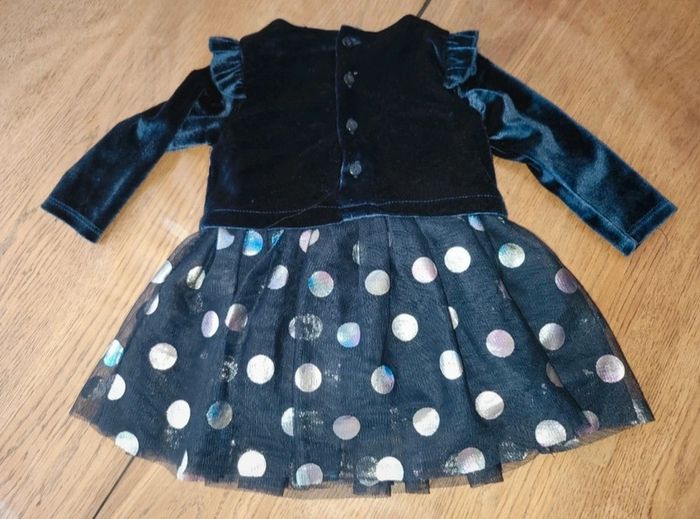 Robe de Noël effet velours 6mois - photo numéro 5
