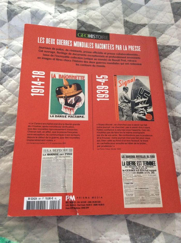 #journaux de guerre 1914.1918 1939.1945 Geoistoire - photo numéro 3