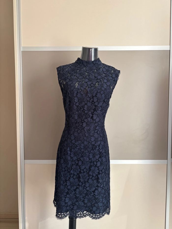 Robe Sandro neuve bleu marine taille S - photo numéro 2