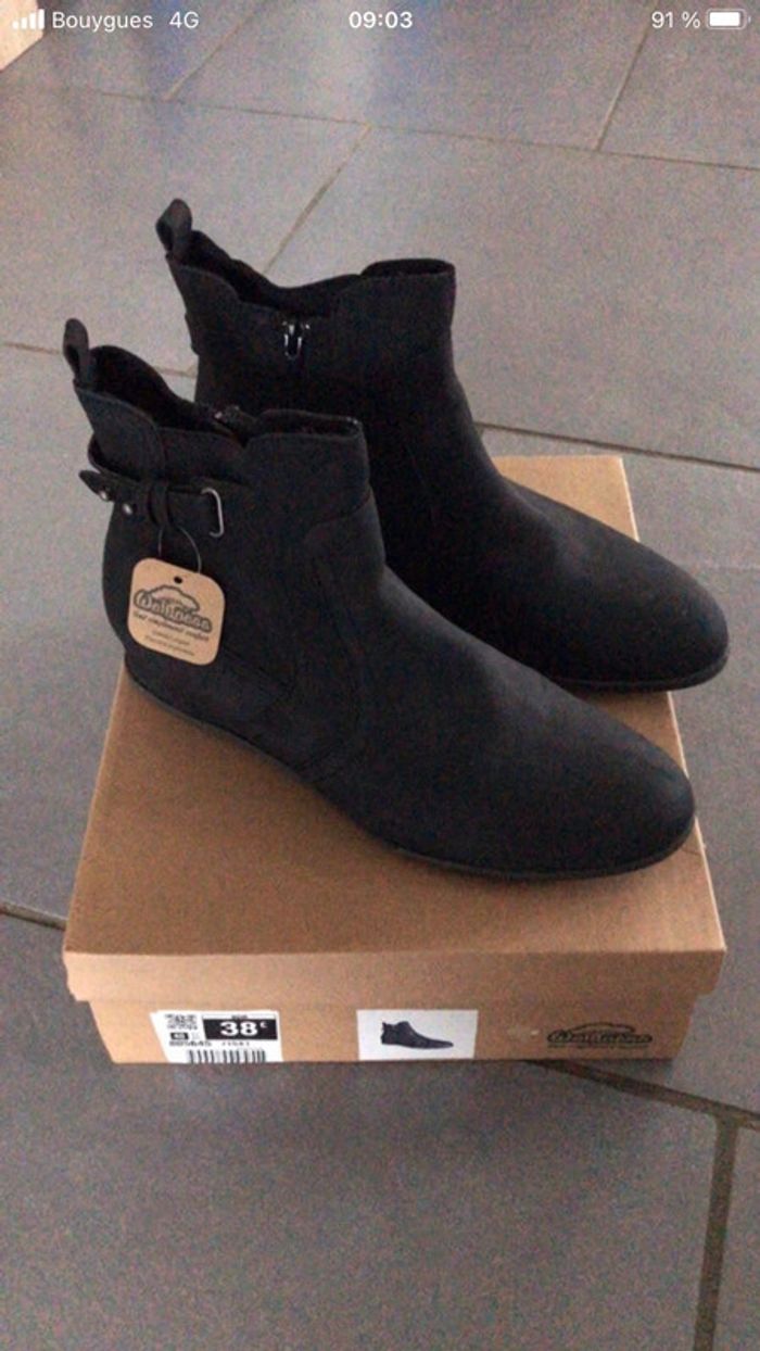 Bottines noires neuve