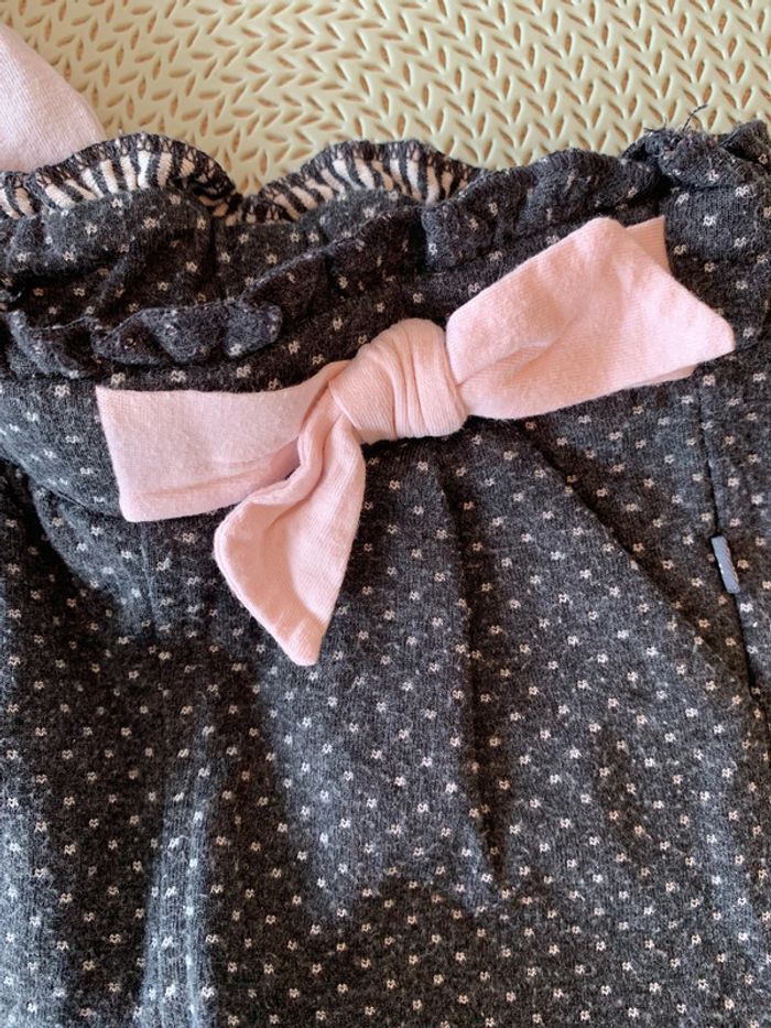 Ensemble 3 pièces fille pentalon et 2 sous pull - 12 mois - obaibi - photo numéro 3