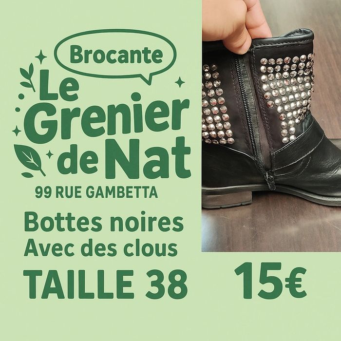 Bottes taille 39 noir
