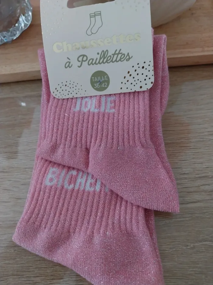 Chaussettes à paillettes Jolie Bichette
