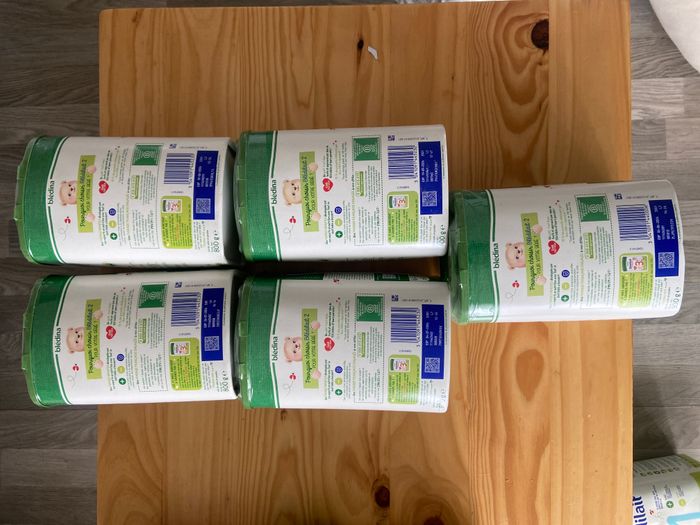 Lot de 5 boîtes de lait 2e âge Bledilait - photo numéro 2