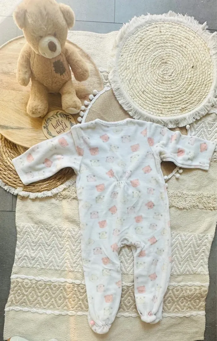 Pyjama Noukie’s 18M 86cm velours - photo numéro 3