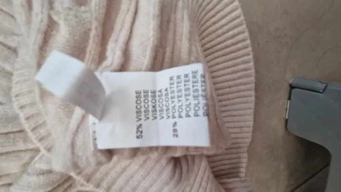 Pull manches courtes femme beige - photo numéro 4