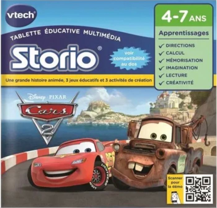Jeu storio Disney Pixar - Cars 2