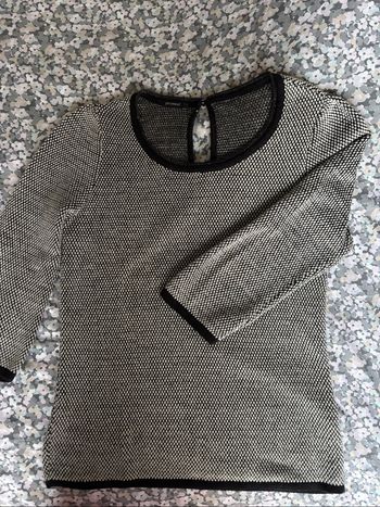 pull noir blanc