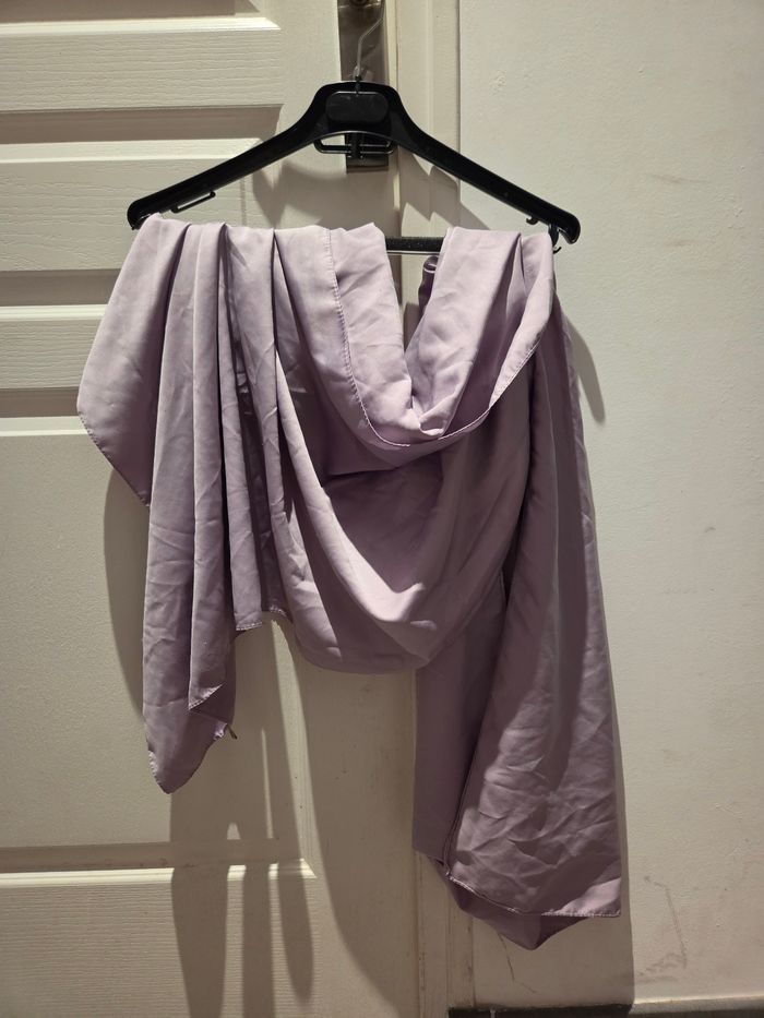 Foulard lavande satine