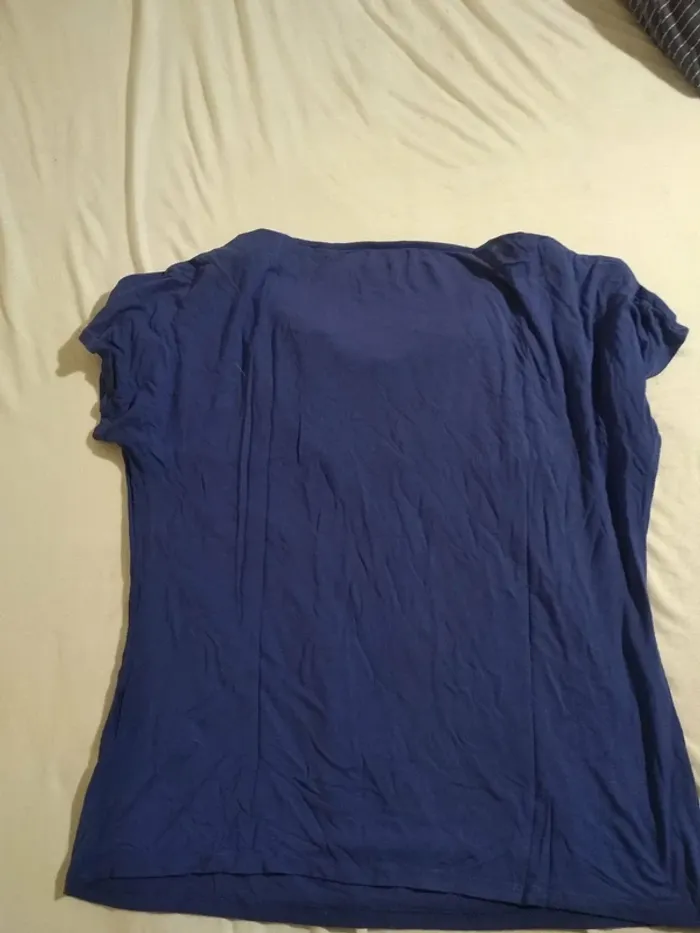 Tee shirt Femme Bleu Roi - photo numéro 2