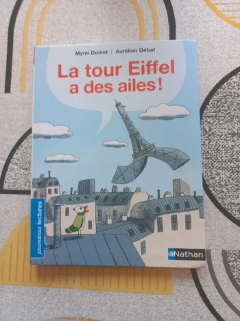 Livre Nathan 1ères lectures La tour Eiffel a des ailes