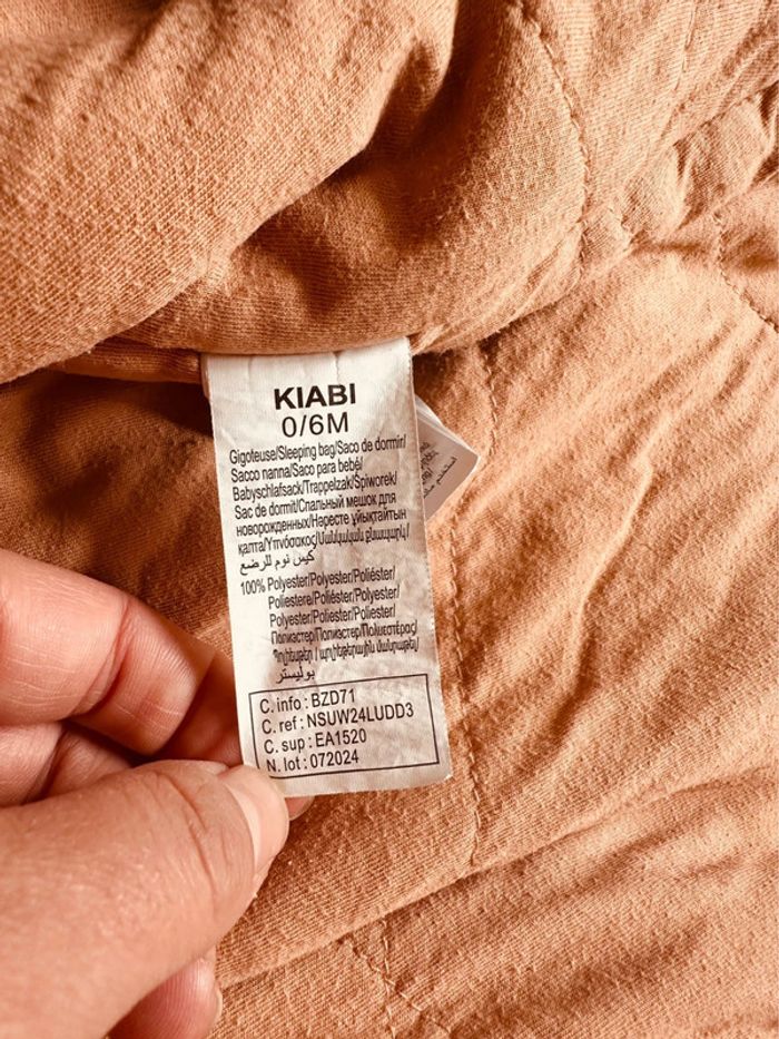 Gigoteuse ours à manches 0-6 M - photo numéro 5