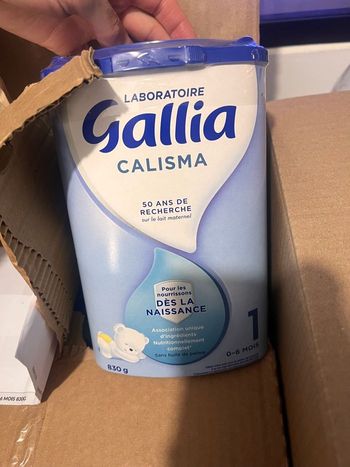 Lait gallia 1er age lot de 6 boites