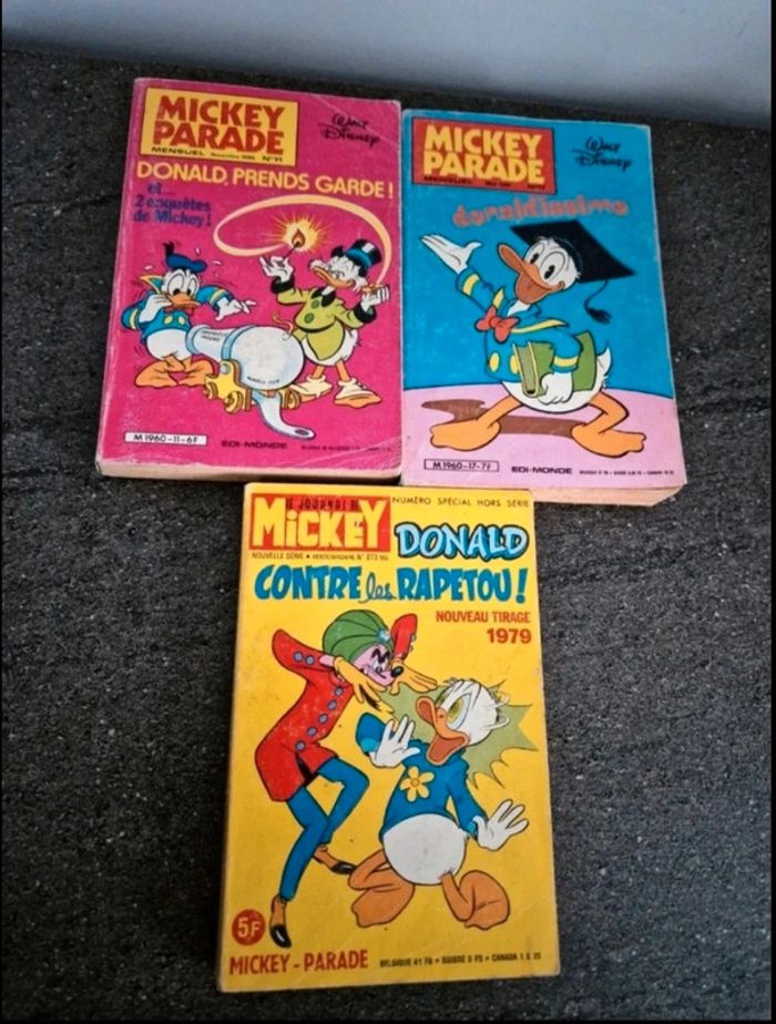 Lot de 7 Mickey Parade. - photo numéro 3