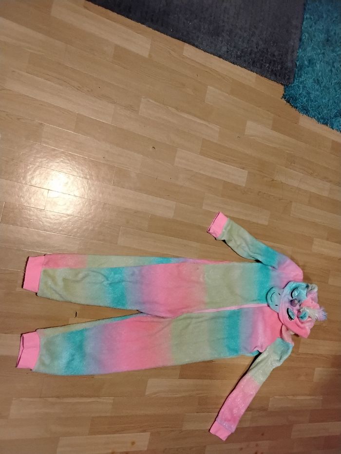 Pyjama combinaison licorne 10 ans