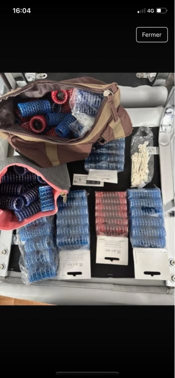 Lot de rouleaux mise en plis 