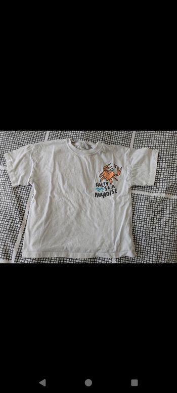 Tee shirt manches courtes Zara