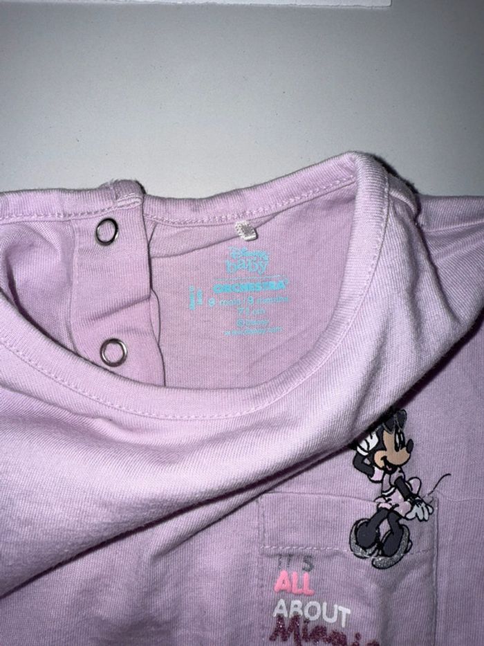 T shirt Minnie Disney 9 mois - photo numéro 2