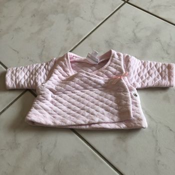 Gilet fille taille naissance