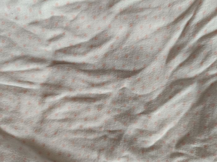 Pyjama 1 pièce blanc imprimé points roses Tex 18 mois - photo numéro 4