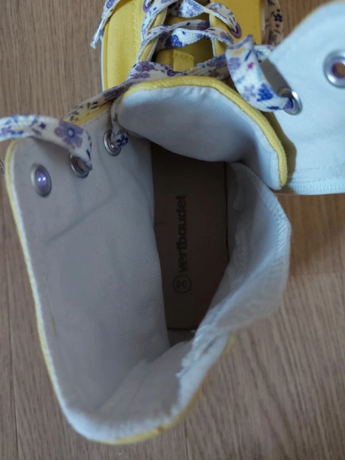 Vertbaudet Baskets montantes Jaune - photo numéro 6