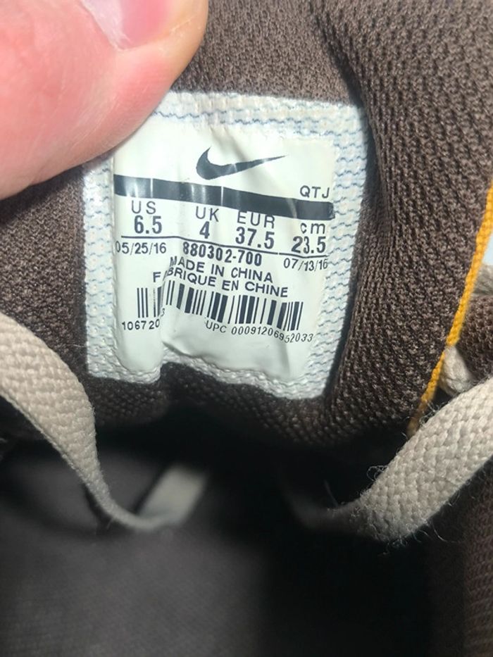 Baskets Nike air max 90 wheat pack marron pointure 37 bon état sans boîte - photo numéro 8