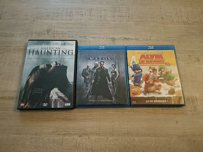 Lot de 3 DVD et blu-ray