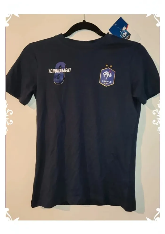 T-shirt tchouameni France fff - photo numéro 2