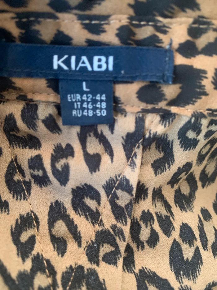 Chemisier léopard Kiabi taille L - photo numéro 9