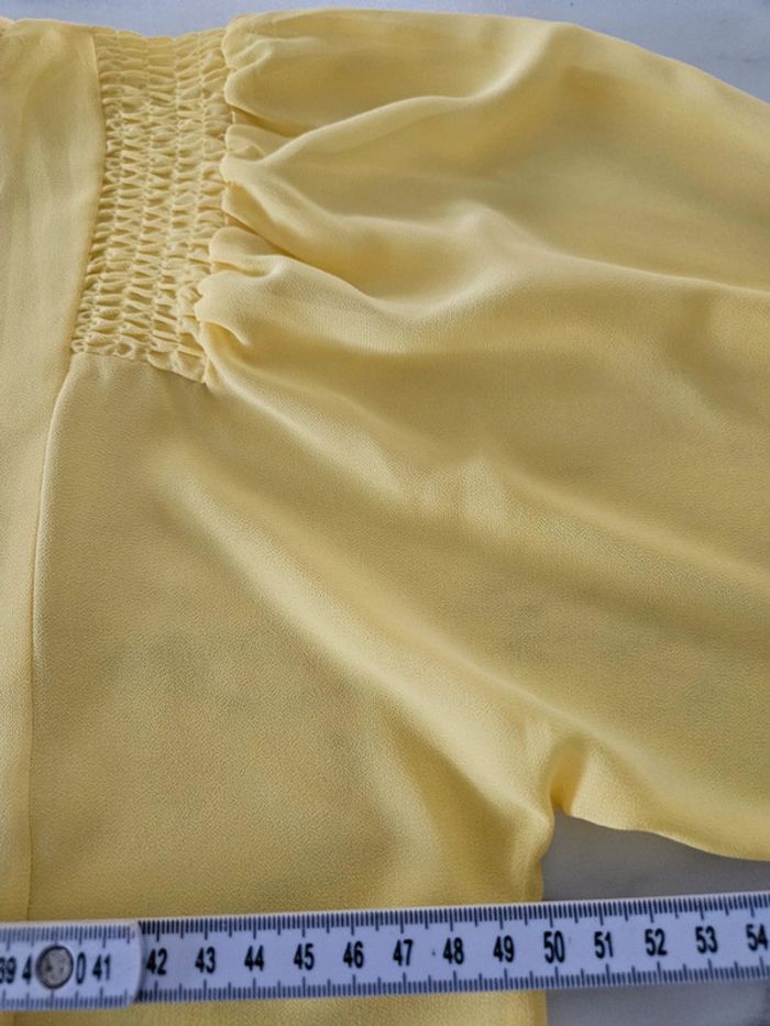 Yessica blouse jaune en voile taille 38 - photo numéro 15
