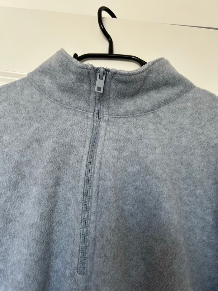 Pull Sweat polaire montant zippé gris homme taille L In extenso - photo numéro 2