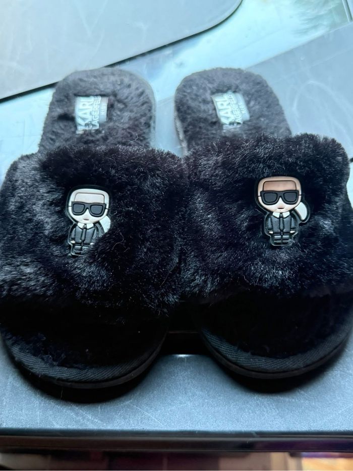 Karl Lagerfeld Kids Mules  noir et blanc 36