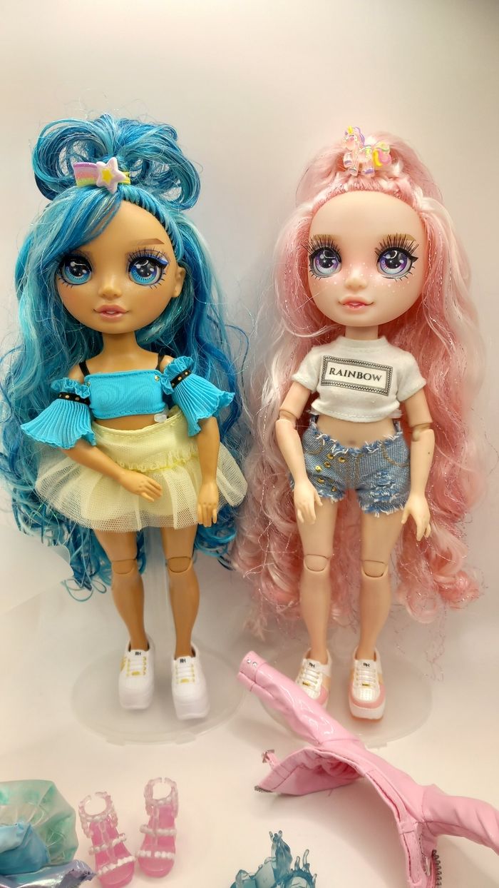 Lot de 2 poupées Rainbow high - photo numéro 2