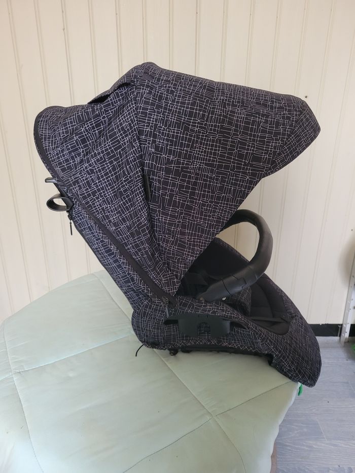 Hamac de poussette Mia de Bébé Confort Black Grid - photo numéro 2
