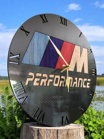 Horloge BMW Pack M Performance en bois neuve