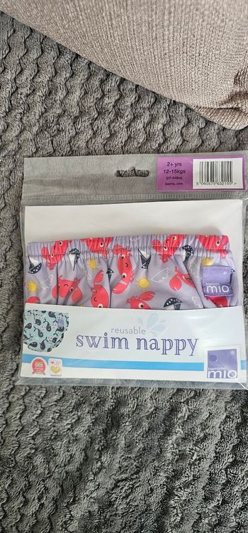 Couche de bain réutilisable Bambino Mio motifs crabe 🦀 Neuf