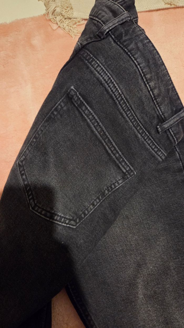 Pantalon jean flare noir - photo numéro 3