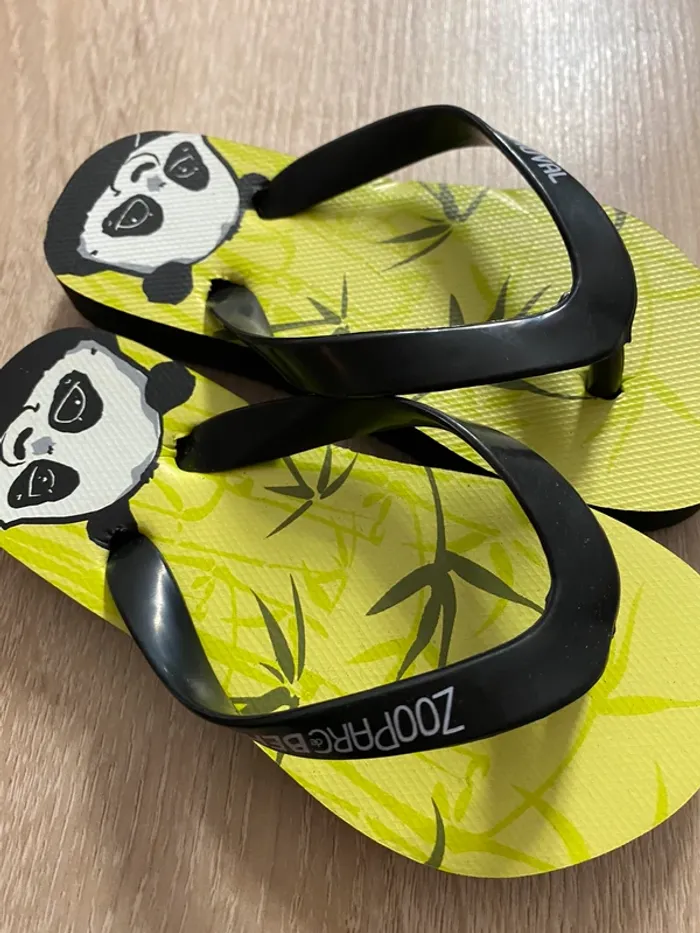 Tongs enfant panda