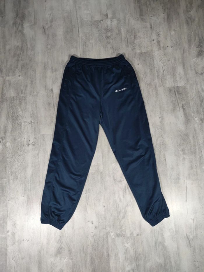 Ensemble Survêtement Champion U.S.A. Vintage Bleu Marine Logo Brodé Blanc Taille M Homme - photo numéro 10