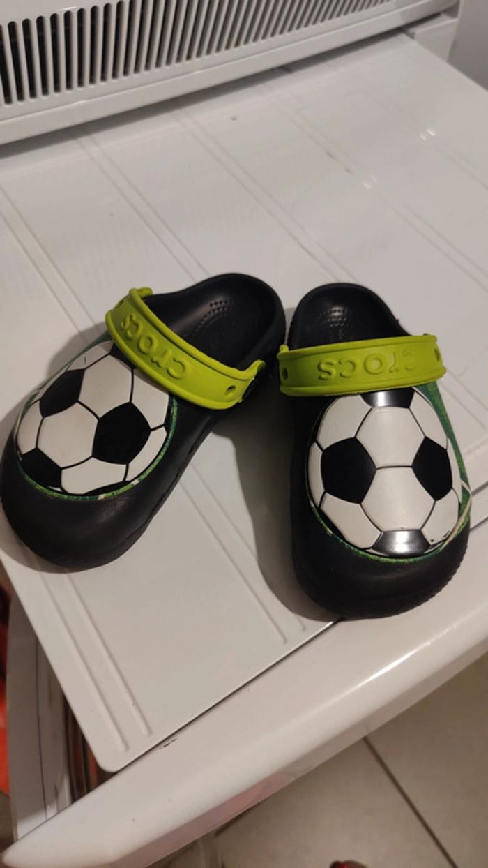 Croc enfant thème foot