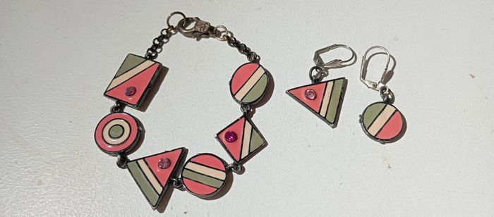 Parure bracelet boucles d'oreilles - photo numéro 2