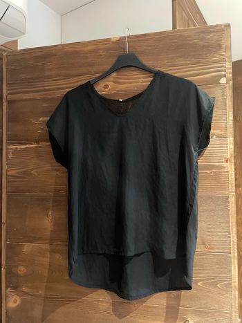 Blouse noire oversized